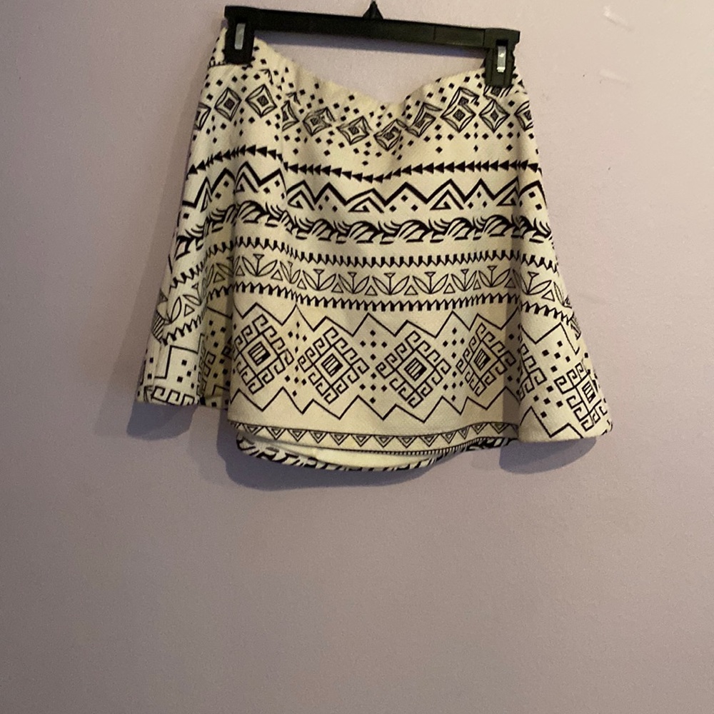 Black and white skirt
